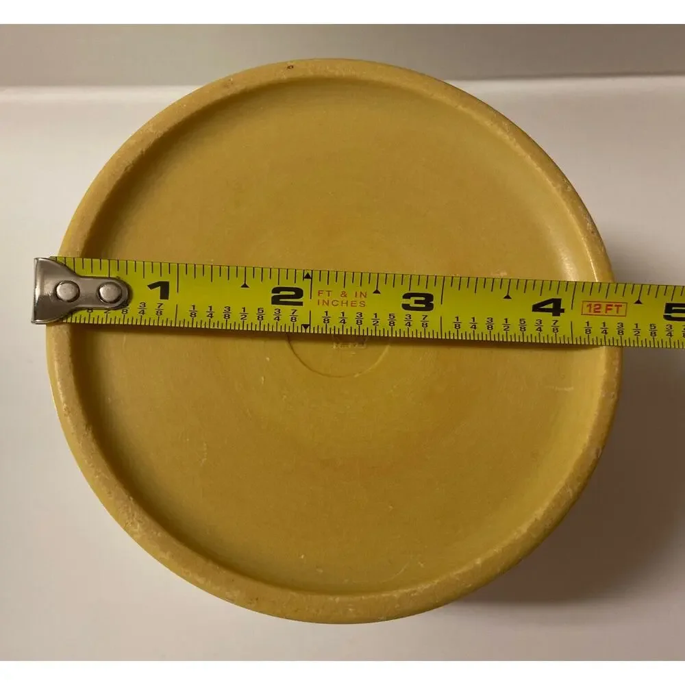 Vintage Mickey Mouse Metal‎ Canister Dish Lid RARE Japan Walt Disney Productions